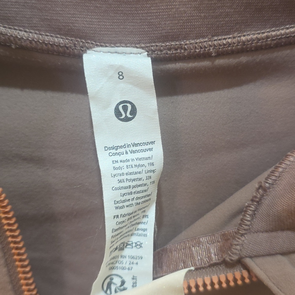 lululemon athletica Women's Taupe Zip-Up Utility Jacket - Picture 2 of 3